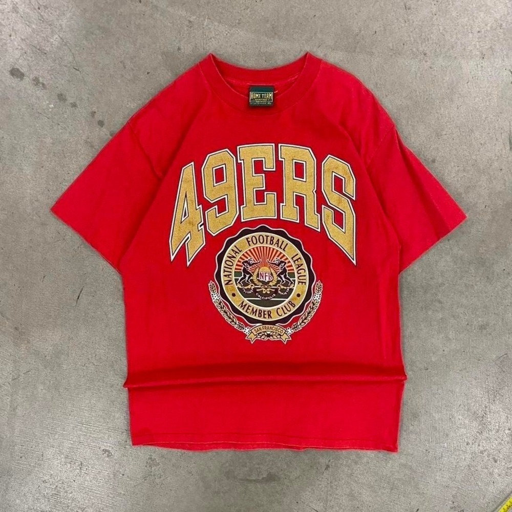 Vintage 90s San Francisco 49ers NFL Home Team Member Club Football Tee Shirt‎ XL